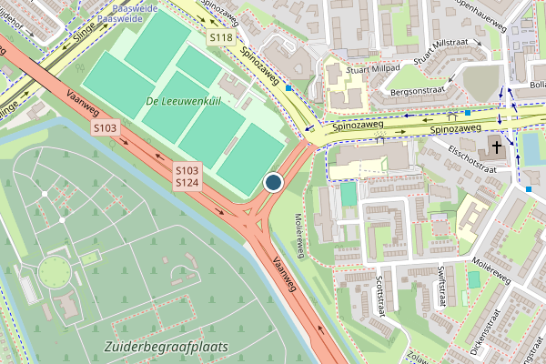 Politie-melding op Victor Hugoweg, Rotterdam op 21 juli, kaart-overzicht