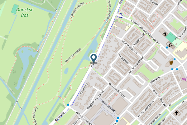 Politie-melding op Randweg, Ridderkerk op 24 april, kaart-overzicht
