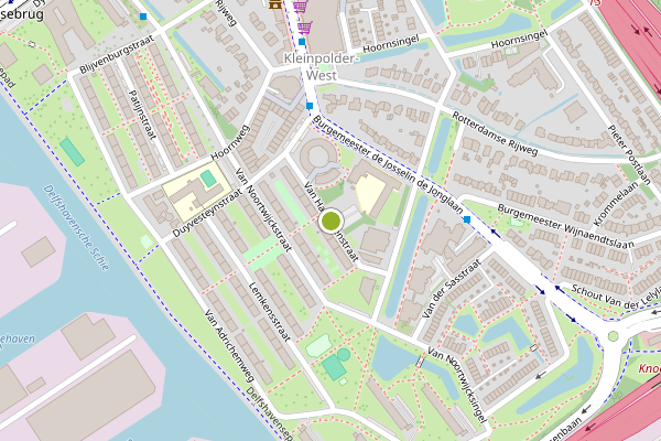 Ambulance-melding op Van Harmelenstraat, Rotterdam op 22 juli, kaart-overzicht