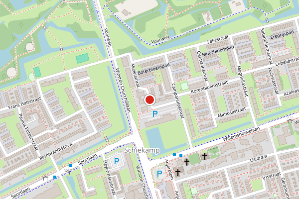 Brandweer-melding op Akeleistraat, Spijkenisse op 22 juli, kaart-overzicht