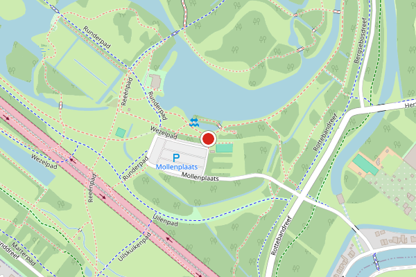 Brandweer-melding op Wezelpad, Bergschenhoek op 22 juli, kaart-overzicht
