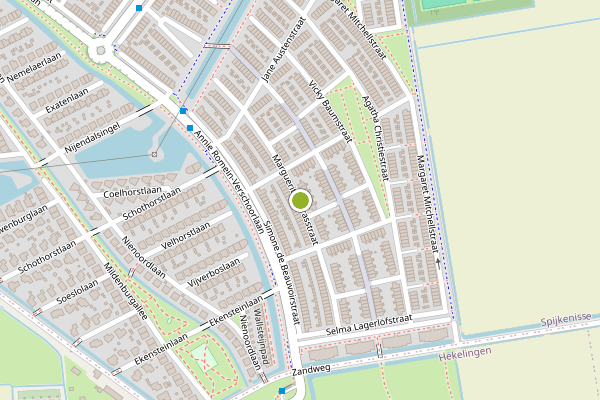 Ambulance-melding op Marguerite Durasstraat, Spijkenisse op 22 juli, kaart-overzicht