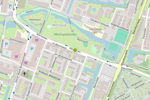 Ambulance-melding op Marnixlaan, Vlaardingen op 13 mei, kaart-overzicht