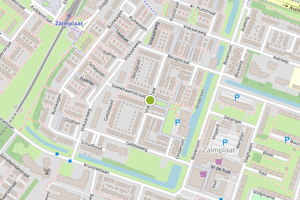 Ambulance-melding op Viskorfstraat, Hoogvliet op 22 juli, kaart-overzicht