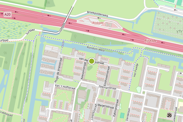 Ambulance-melding op van der Waalsstraat, Vlaardingen op 12 mei, kaart-overzicht