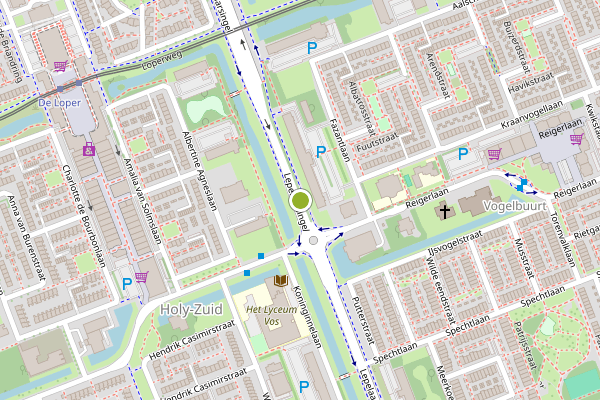 Ambulance-melding op Lepelaarsingel, Vlaardingen op 12 mei, kaart-overzicht