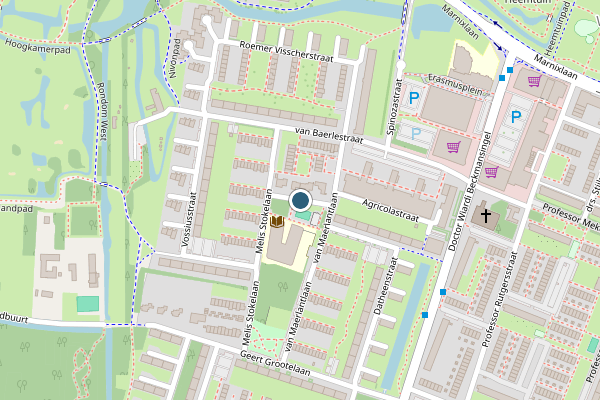Politie-melding op Gansfoortstraat, Vlaardingen op 12 mei, kaart-overzicht