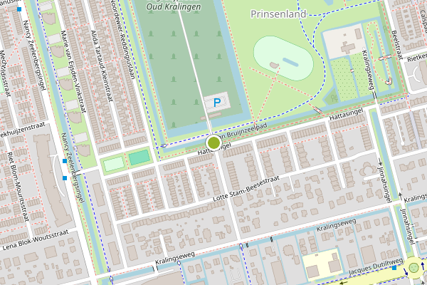 Ambulance-melding op Laan van Oud-Kralingen, Rotterdam op 23 juli, kaart-overzicht
