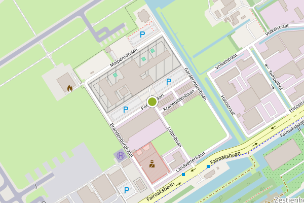 Ambulance-melding op Portelabaan, Rotterdam op 24 juli, kaart-overzicht