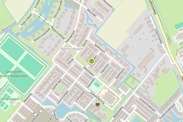 Ambulance-melding op Wetsteen, Zuidland op 24 juli, kaart-overzicht