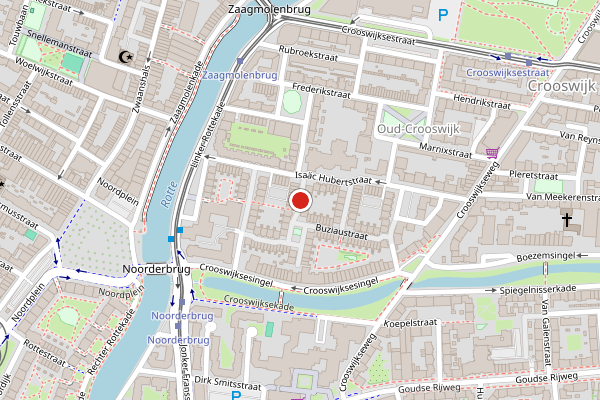 Brandweer-melding op Pisuissestraat, Rotterdam op 13 mei, kaart-overzicht