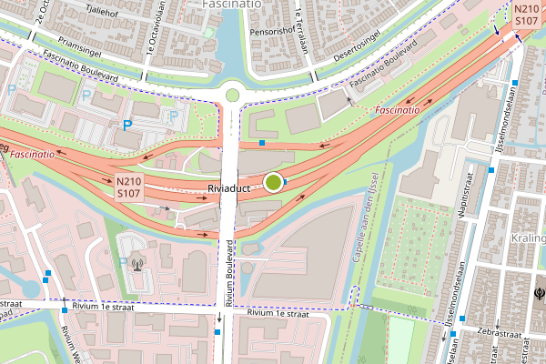 Ambulance-melding op Abram van Rijckevorselweg, Capelle aan den IJssel op 13 mei, kaart-overzicht