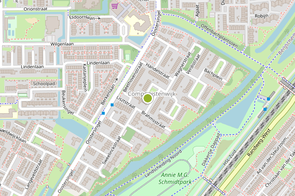 Ambulance-melding op Schubertplein, Berkel en Rodenrijs op 13 mei, kaart-overzicht