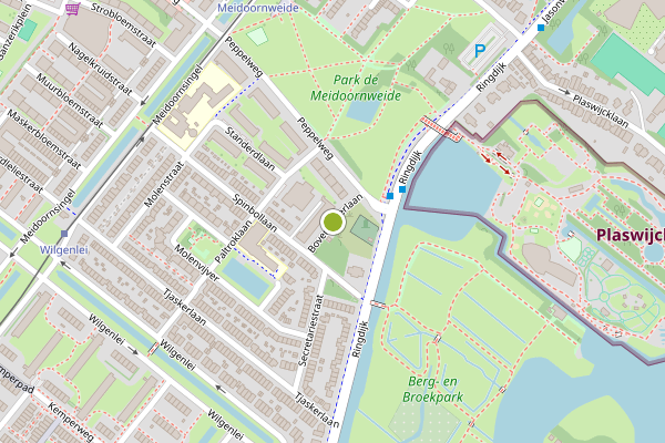 Ambulance-melding op Bovenkruierlaan, Rotterdam op 25 juli, kaart-overzicht
