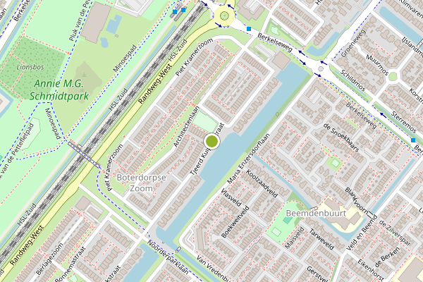 Ambulance-melding op Tjeerd Kuipersstraat, Bergschenhoek op 25 juli, kaart-overzicht
