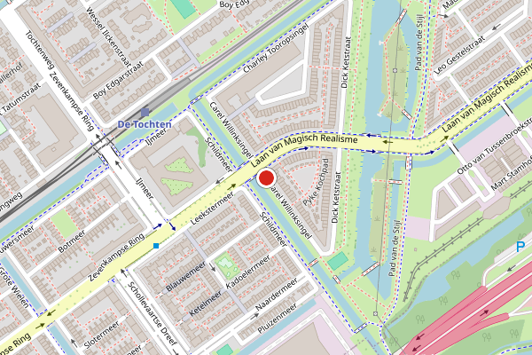 Brandweer-melding op Carel Willinksingel, Rotterdam op 25 juli, kaart-overzicht