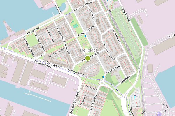 Ambulance-melding op Victorieuxstraat, Rotterdam op 25 juli, kaart-overzicht