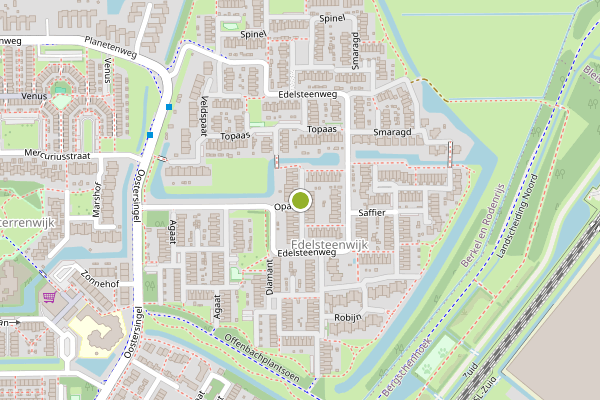 Ambulance-melding op Opaal, Berkel en Rodenrijs op 25 juli, kaart-overzicht