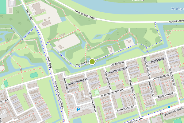 Ambulance-melding op Voorweg, Spijkenisse op 25 juli, kaart-overzicht