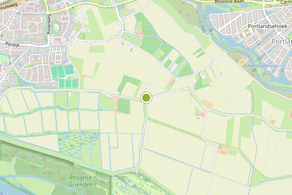 Ambulance-melding op Rhoon op 25 juli, kaart-overzicht