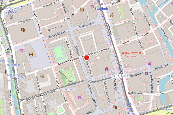 Brandweer-melding op Hennekijnstraat, Rotterdam op 25 juli, kaart-overzicht