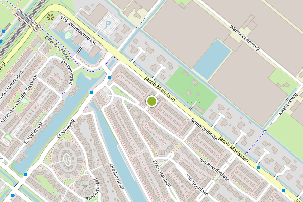 Ambulance-melding op Mondriaanstraat, Bergschenhoek op 26 juli, kaart-overzicht