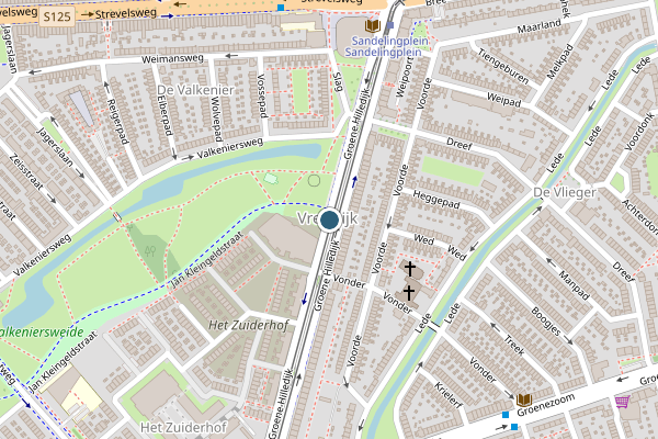 Politie-melding op Groene Hilledijk, Rotterdam op 17 mei, kaart-overzicht
