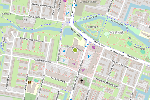 Ambulance-melding op Erasmusplein, Vlaardingen op 26 juli, kaart-overzicht