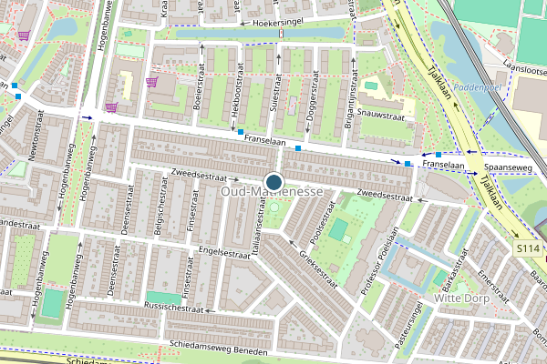Politie-melding op Zweedsestraat, Rotterdam op 26 juli, kaart-overzicht