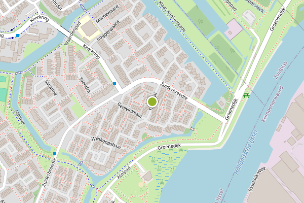Ambulance-melding op Tafelbaai, Capelle aan den IJssel op 16 mei, kaart-overzicht