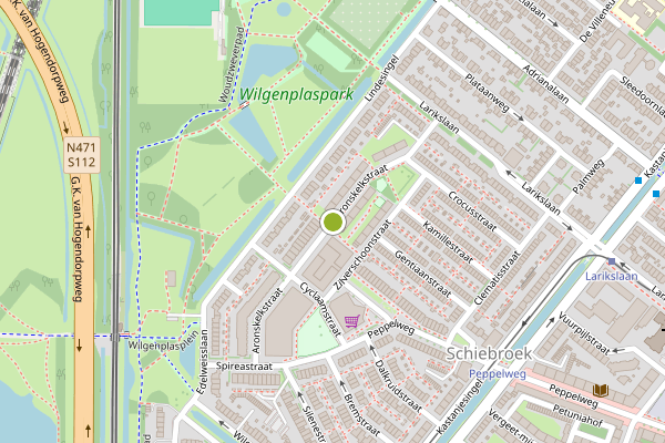 Ambulance-melding op Aronskelkstraat, Rotterdam op 26 juli, kaart-overzicht