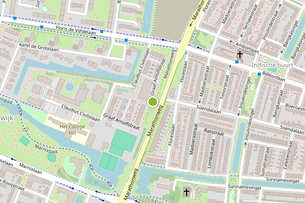 Ambulance-melding op Graaf Arnulfstraat, Vlaardingen op 26 juli, kaart-overzicht