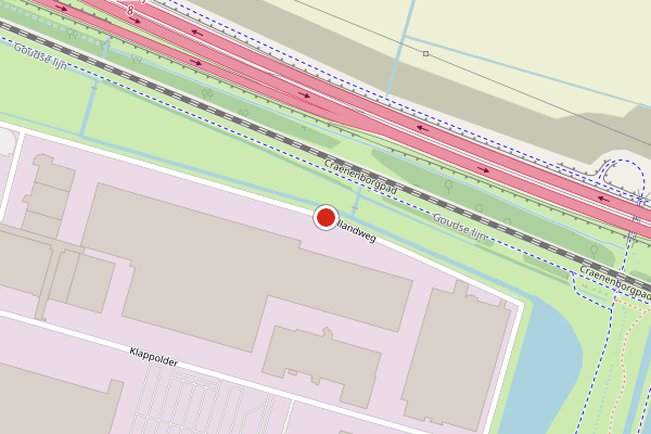 Brandweer-melding op Hollandweg, Bleiswijk op 16 mei, kaart-overzicht