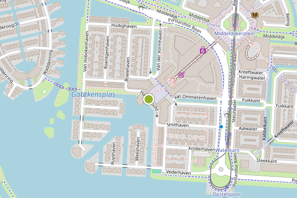 Ambulance-melding op Havenhoofd, Barendrecht op 16 mei, kaart-overzicht