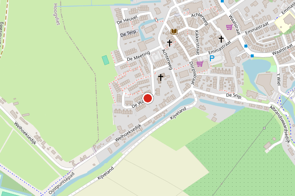 Brandweer-melding op De Warnaar, Poortugaal op 15 mei, kaart-overzicht