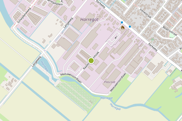 Ambulance-melding op Raadsheerenhoek, Zuidland op 27 juli, kaart-overzicht