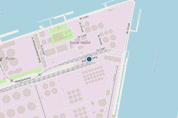 Politie-melding op Botlek, Rotterdam op 27 juli, kaart-overzicht