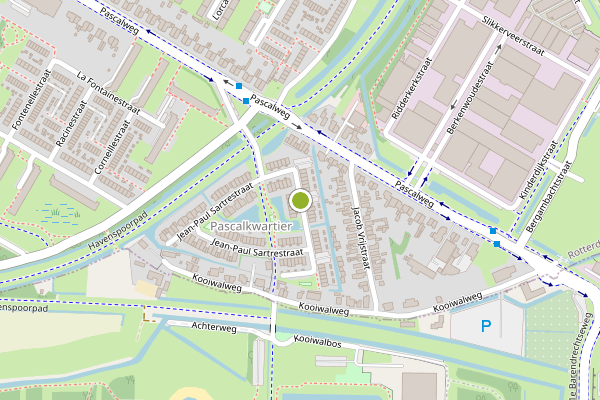 Ambulance-melding op Simone de Beauvoirstraat, Rotterdam op 27 juli, kaart-overzicht