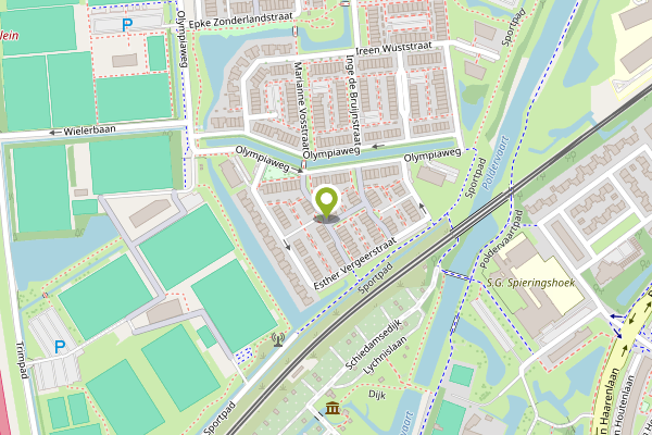 Ambulance-melding op Mark Huizingapad, Schiedam op 25 april, kaart-overzicht