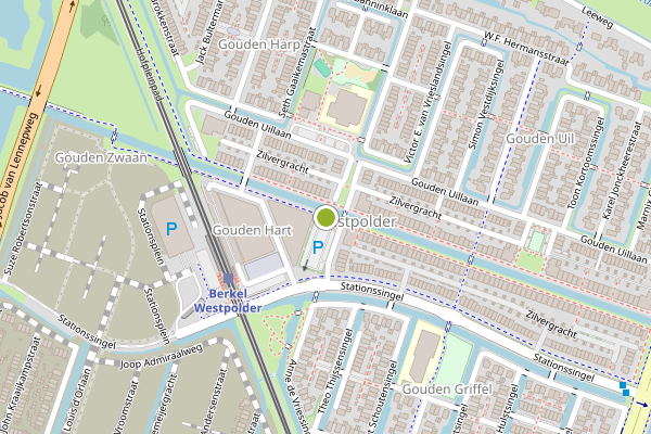 Ambulance-melding op Zilvergracht, Berkel en Rodenrijs op 28 juli, kaart-overzicht