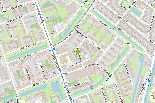 Ambulance-melding op Moltzerstraat, Rotterdam op 28 juli, kaart-overzicht