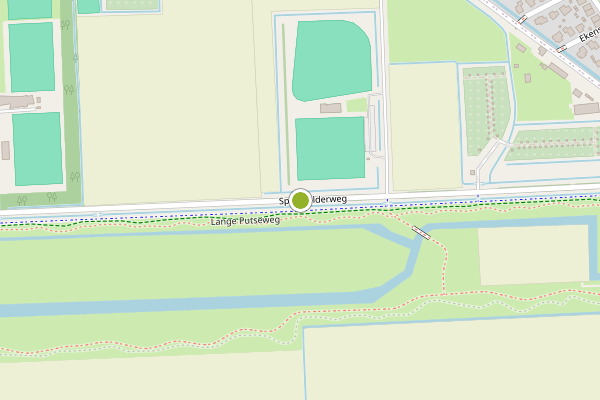Ambulance-melding op Sportpolderweg, Hekelingen op 28 juli, kaart-overzicht