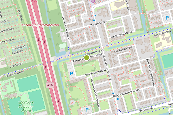Ambulance-melding op Cornelis Bloemaertsingel, Rotterdam op 29 juli, kaart-overzicht