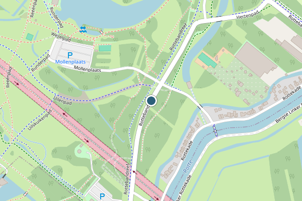 Politie-melding op Rottebandreef, Bergschenhoek op 17 mei, kaart-overzicht