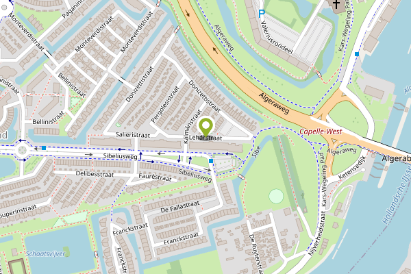 Ambulance-melding op Leharstraat, Capelle aan den IJssel op 25 april, kaart-overzicht