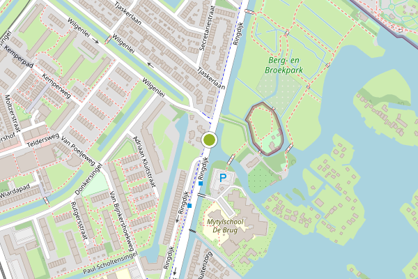 Ambulance-melding op Ringdijk, Rotterdam op 29 juli, kaart-overzicht