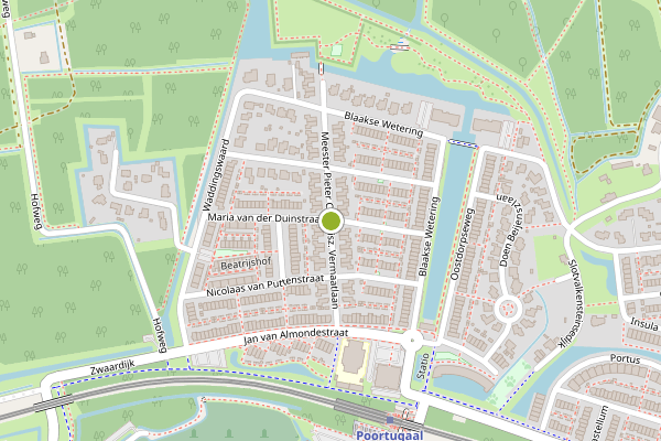 Ambulance-melding op Mr.Pieter Cornelisz. Vermaatlaan, Poortugaal op 29 juli, kaart-overzicht