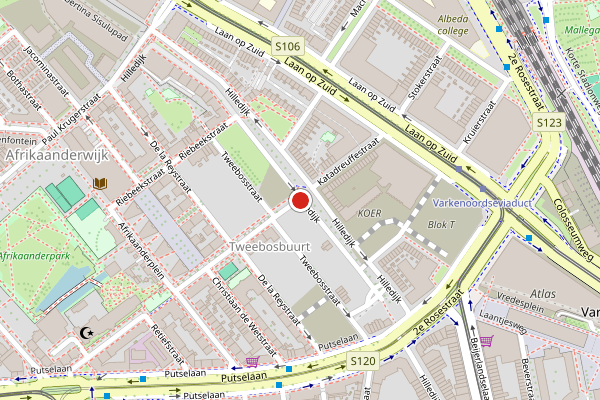 Brandweer-melding op Hilledijk, Rotterdam op 29 juli, kaart-overzicht