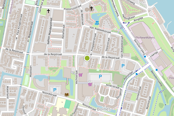 Ambulance-melding op Reijstraat, Ridderkerk op 29 juli, kaart-overzicht