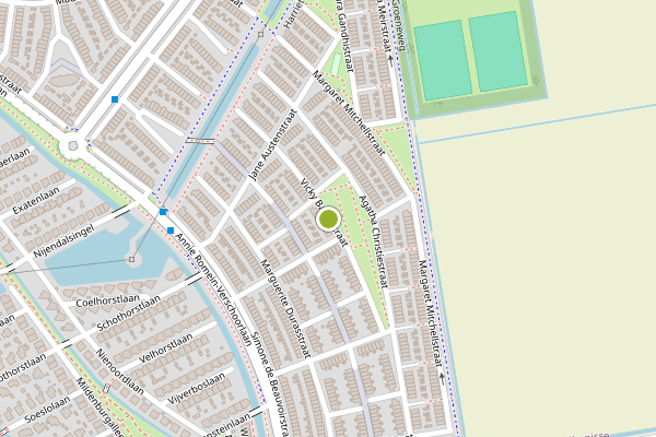 Ambulance-melding op Vicky Baumstraat, Spijkenisse op 30 juli, kaart-overzicht